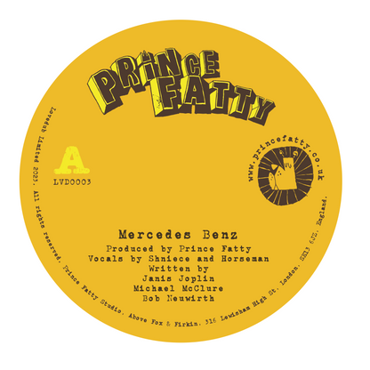 Single: MERCEDES BENZ 7-inch GOLD vinyl